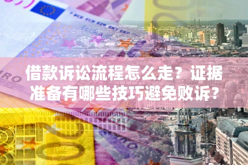 北京借款诉讼流程怎么走？证据准备有哪些技巧避免败诉？