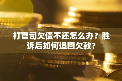 北京打官司欠债不还怎么办？胜诉后如何追回欠款？