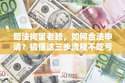 北京司法拘留老赖，如何合法申请？搞懂这三步流程不吃亏！