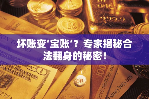 北京坏账变‘宝账’？专家揭秘合法翻身的秘密！