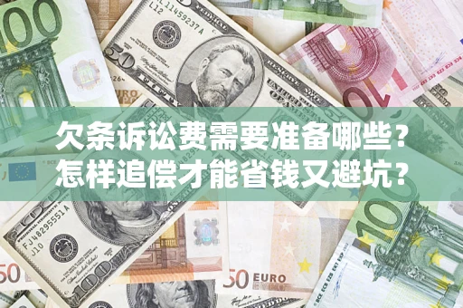 北京欠条诉讼费需要准备哪些？怎样追偿才能省钱又避坑？