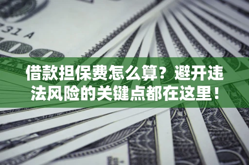 北京借款担保费怎么算？避开违法风险的关键点都在这里！