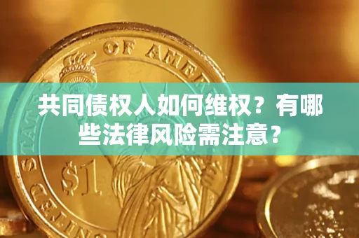 北京共同债权人如何维权？有哪些法律风险需注意？
