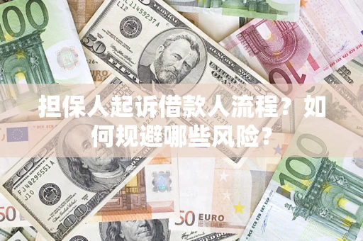 北京担保人起诉借款人流程？如何规避哪些风险？