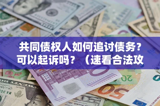 北京共同债权人如何追讨债务？可以起诉吗？（速看合法攻略）