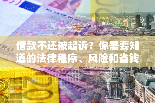 北京借款不还被起诉？你需要知道的法律程序、风险和省钱技巧